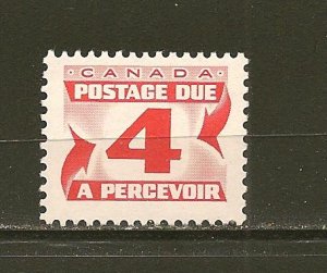 Canada J31a 4 Cent Postage Due Single MNH