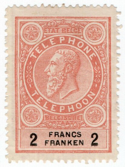 (I.B) Belgium Telephone : 2Fr Orange-Brown