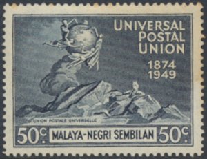 Negri Sembilan  Malaya  SC#  62   Mint with hinge UPU  see details & scans
