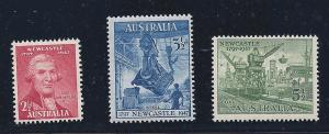 Australia 1947 Sc# 207-9