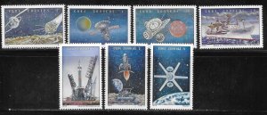 Cuba 1789-1795 Soviet Space Program set MNH