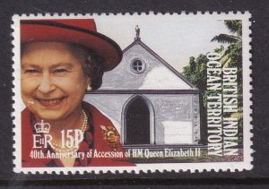 British Indian Ocean Territory 119 Queen Elizabeth II MNH VF