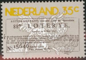 Netherlands Scott 535 MNH** 1975 Lottery stamp