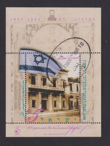 Israel   #1288   cancelled  1997  sheet 1st Zionist Congress