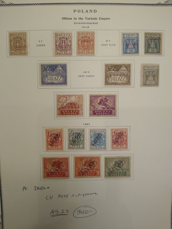 XL item Poland 2K1//2K12 mint PS: CV $975 if all genuine SELLING AS IS (no re...