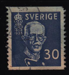 Sweden 277 King Gustaf V 1938