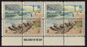 Thematic stamps USA 1972 NAT PARKS 8v BLK 1451/4 mint