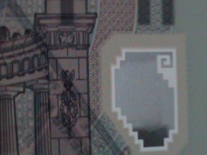 ​MEXICO-2001-P106-75TH ANNIV: BANK OF MEXICO-$20 UNC.POLYMAR NOTE-HARD TO FIND