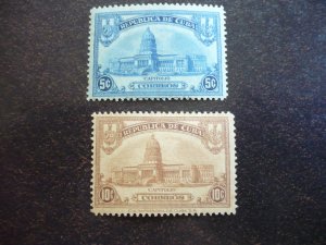 Stamps - Cuba - Scott# 294-298 - Mint Hinged Set of 5 Stamps