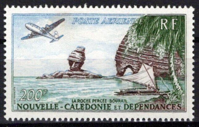 New Caledonia C27 MNH Air Post Aviation Planes Rock Formations ZAYIX 0524S0375