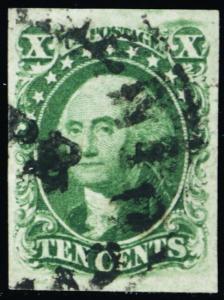 15, Used Superb 10¢ With Four Large Margins All Around A GEM - Stuart Katz