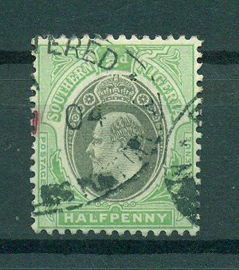 Southern Nigeria sc# 21 used cat value $.25