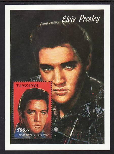 Tanzania Elvis 812 Souvenir Sheet MNH VF  