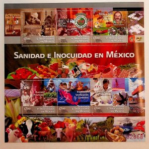 MEXICO Sc 2757 NH SOUVENIR SHEET OF 2011 - FOOD SAFETY - (CT5)