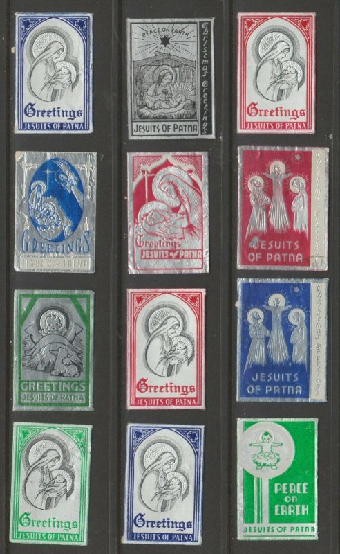 India older charity stamps 4-8- scarce mix