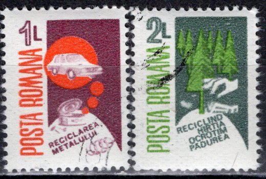 Romania 1986: Sc. # 3429-3430; O/Used CTO Cpl Set