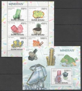 B1479 2009 Guinea-Bissau Nature Geology Minerals Kb+Bl Mnh