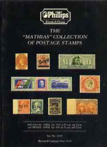 Auction Catalogue - World - Phillips 2-3 Apr 1987 - the M...