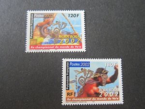 French Polynesia 2002 Sc 821-22 set MNH