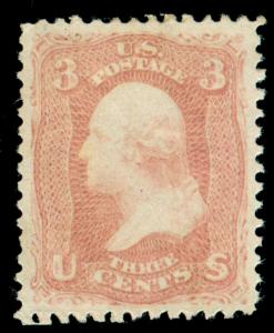 MOMEN: US STAMPS #65 MINT OG H XF