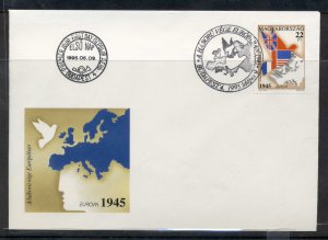 Hungary 1995 Europa Peace & Freedom FDC