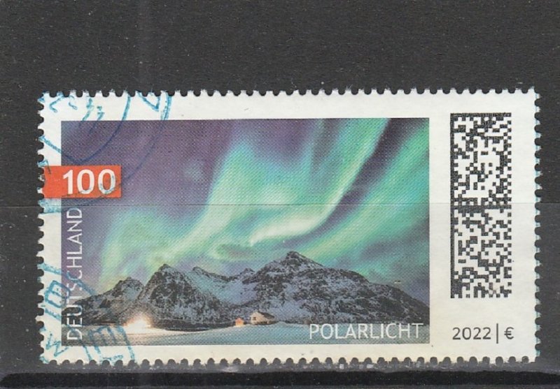 Germany  Scott#  3290  Used  (2022 Aurora Borealis)