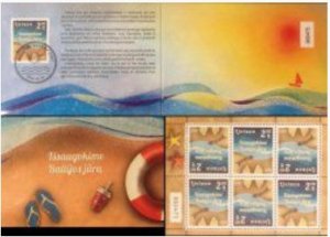 Lithuania Litauen 2014 Protection of the Baltic Sea block in booklet