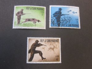 San Marino 1962 Sc 529,531-2 MH