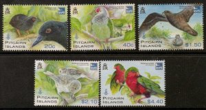 PITCAIRN ISLANDS SG831/5 2011 RARE BIRDS MNH 