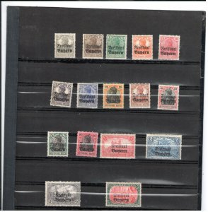 BAVARIA 176-191 SELECT MNH SET