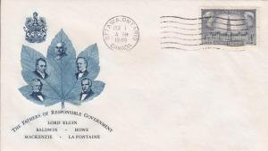 Canada # 277  Cacheted First Day Cover,