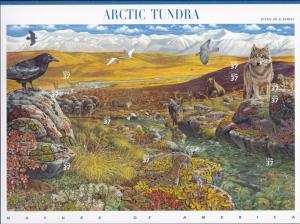 United States 2002 Arctic Tundra Sheet Nature of America Complete   VF/NH