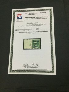 MOMEN: US STAMPS #K1 MINT OG NH XF PF & PSE CERTS 