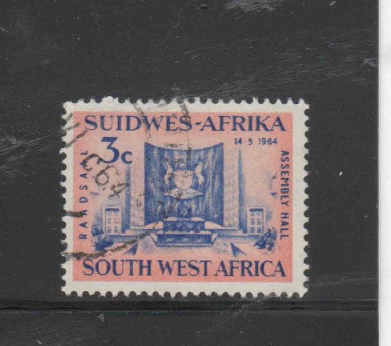 SOUTH WEST AFRICA #297  1964  ASSEMBLY HALL    F-VF USED