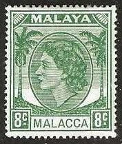 Malacca  Sc. 34  mint hinged.  1954.  (M621)