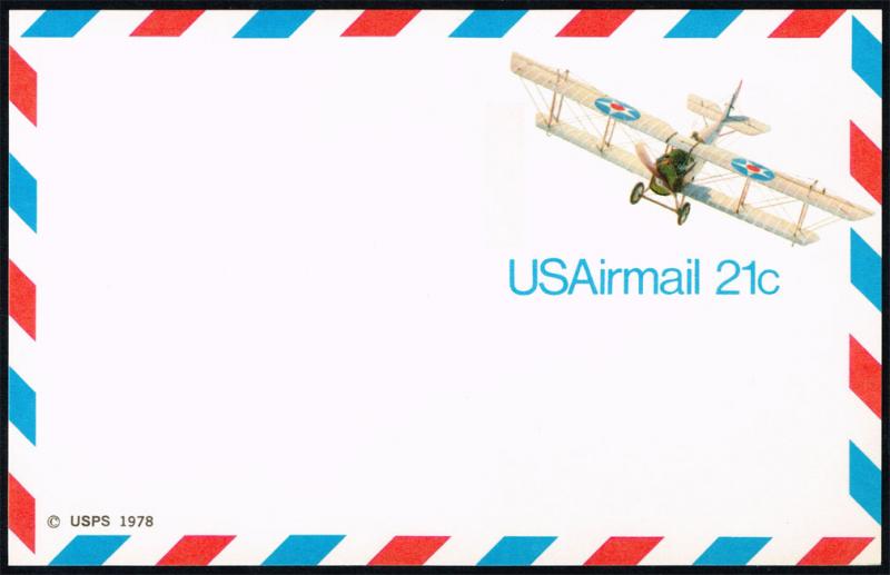 US #UXC17 Curtiss Jenny Postal Card; MNH (1.00)