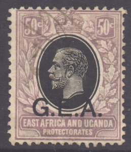 Tanganyika Scott N113 - SG53, 1917 GEA Overprint 50c used