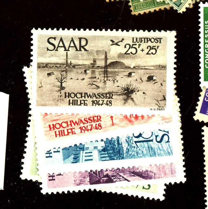 Saar #B61-4 MINT VF OG NH Cat$48