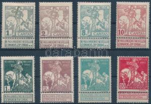 Belgium stamp Exposition set Hinged 1910 Mi 81-88 I WS150660