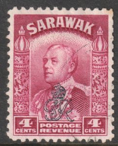 Sarawak Scott 162 - SG153, 1947 GviR Crown Colony 4c used