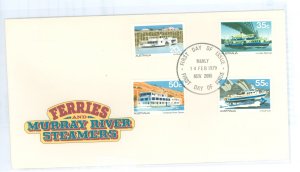 Australia  696-99 1979 complete set on U/A, Ferries and Steamers, ships