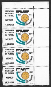 SD)1977 MEXICO 50th ANNIVERSARY 1927-1977 OF THE MEXICAN FOOTBALL FEDERATION,