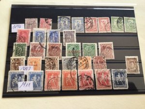 Greece 1896 to 1911 used stamps A12814