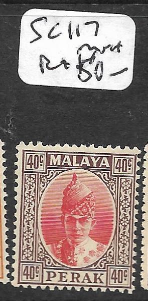 MALAYA PERAK  (P0107B)  40C  SG 117  MNH