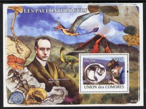 COMORO IS - 2008 - Paleantologists - Perf Min Sheet - MNH - Private Issue