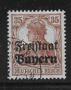 Germany Bavaria 184 35pf Germania single Used (z2)