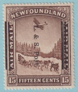 NEWFOUNDLAND 211 AIRMAIL MINT NEVER HINGED OG** NO FAULTS VERY FINE!  ATL