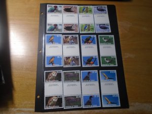 Tonga  #  1158-69  MNH   gutter pairs