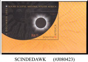 SOUTH AFRICA - 2002 SOLAR ECLIPSE, MUSINA - MIN. SHEET MINT NH