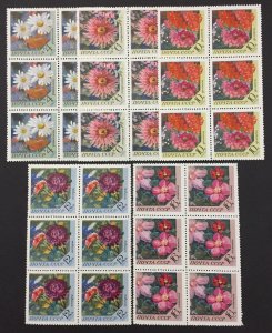 Russia 1970 #3789-93,Wholesale lot of 10, Flowers, MNH, CV $22.50.